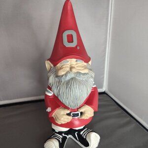 Ohio State Buckeyes Football Garden Gnome Statue Figure 11"